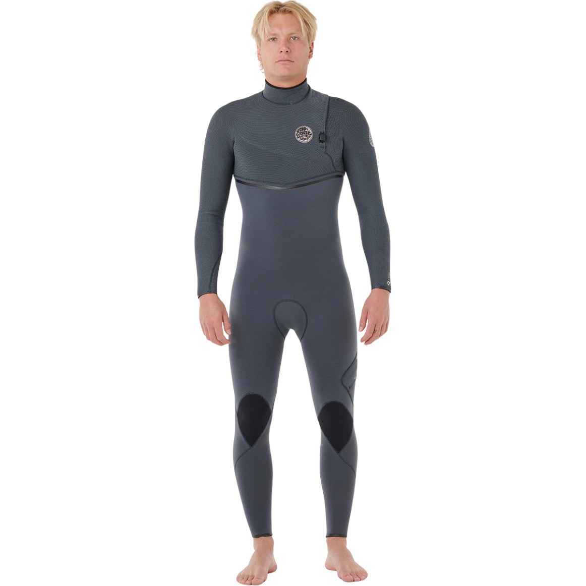 2026 Rip Curl Da Uomo E-Bomb 4/3mm Zip Free Muta 17MMFS - Iron